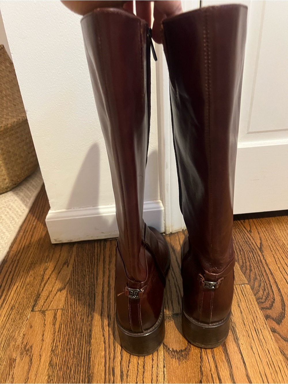 Sam Edelman Milla Wide Calf Knee High Dark Brown Boots- Size 10 - Picture 6 of 12